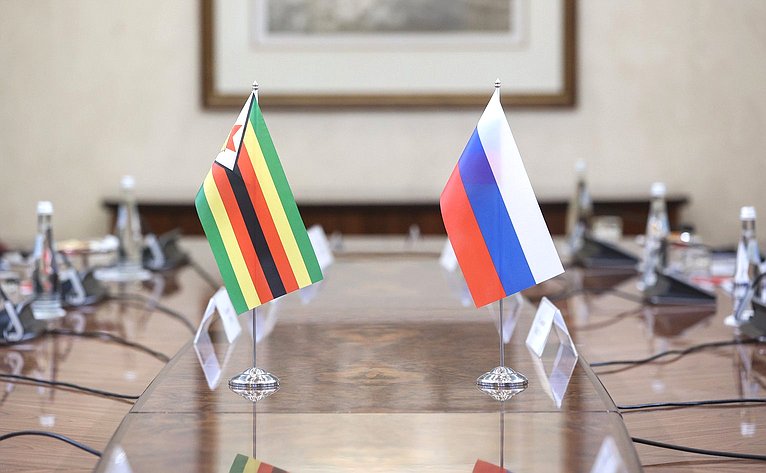 Встреча Председателя Совета Федерации Валентины Матвиенко с Председателем Сената Республики Зимбабве Мейбл Чиномоной