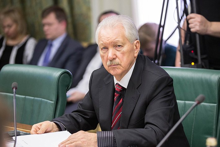 В. Торлопов Заседание Комитета Совета Федерации по международным делам