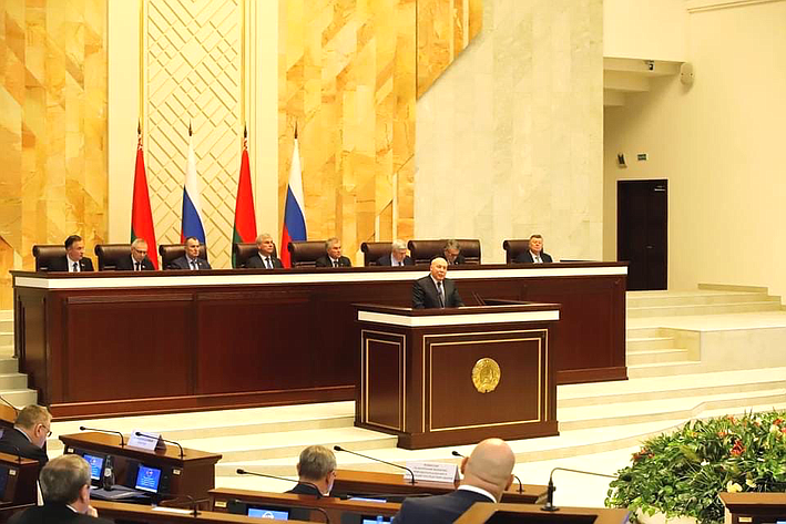 Маргарита Павлова приняла участие в заседании 61-й сессии Парламентского Собрания Союза Беларуси и России
