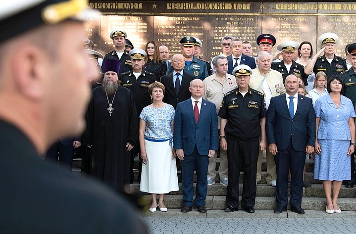 Екатерина Алтабаева приняла участие в торжествах, приуроченных ко Дню Военно-Морского флота