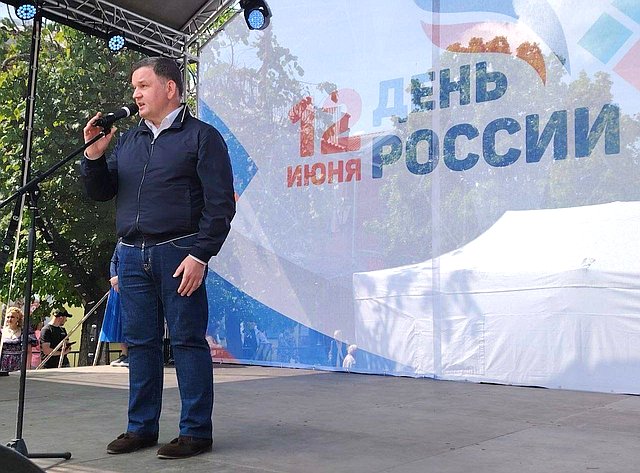 Сергей Перминов принял участие в событиях, приуроченных ко Дню России в Гатчине Ленинградской области