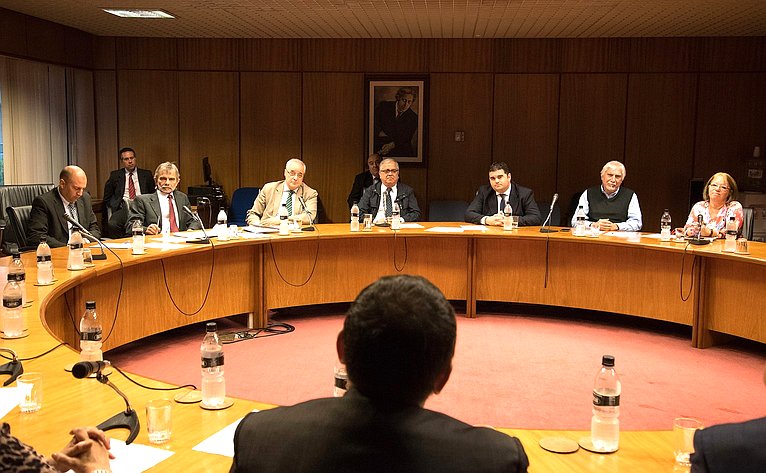 Встреча российских законодателей с парламентской группой дружбы «Уругвай-Россия» и членами Комиссии по международным делам