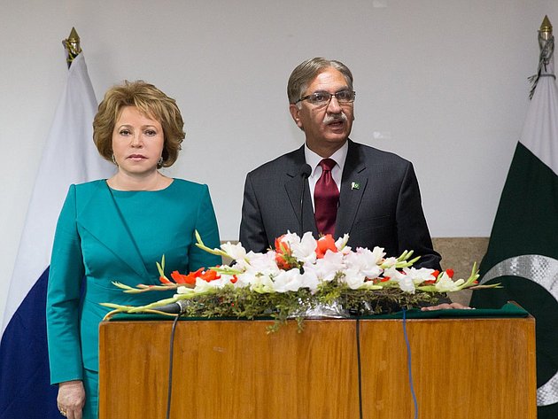 Официальный визит делегации Совета Федерации  в Исламскую Республику Пакистан.