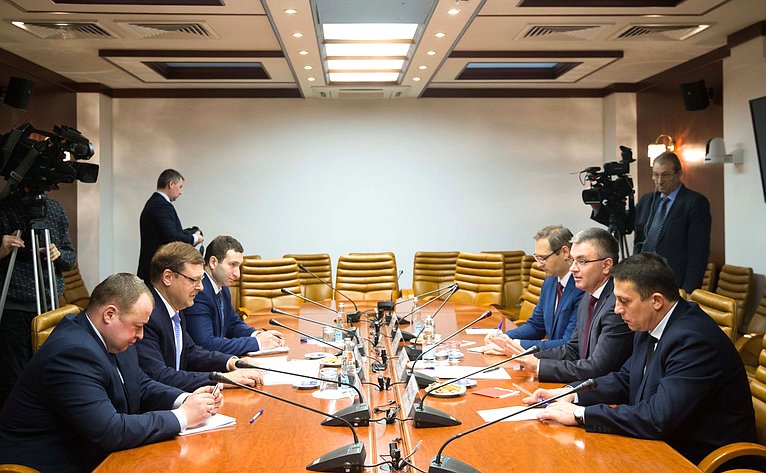 Встреча К. Косачева с Президентом ПМР