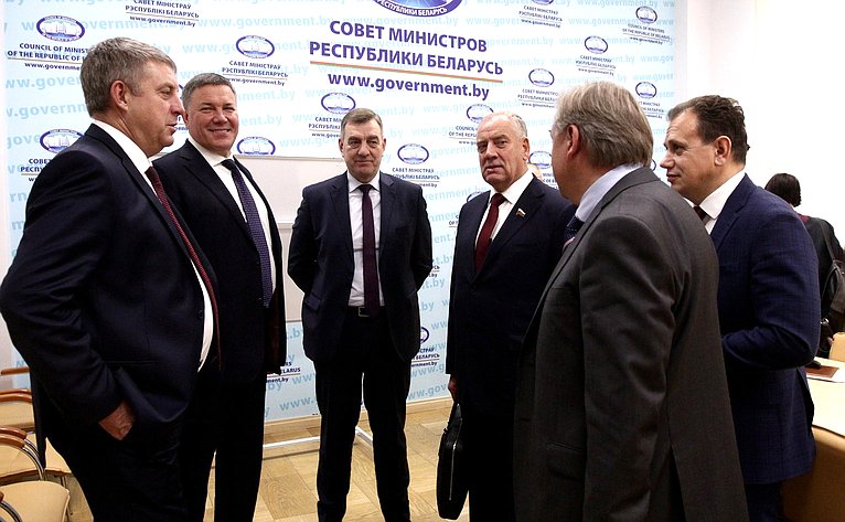 Сергей Митин встретился с Председателем Совета Республики Национального собрания Республики Беларусь Михаилом Мясниковичем