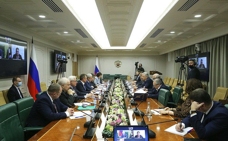 Заседание Временной комиссии СФ по защите государственного суверенитета и противодействию вмешательству во внутренние дела РФ