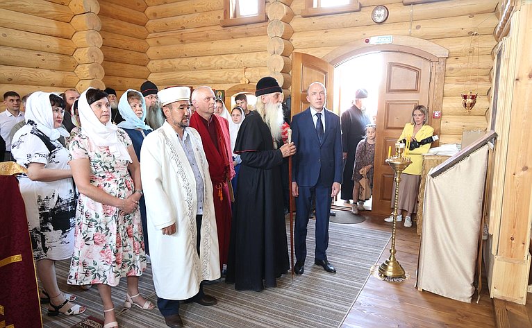 Татьяна Гигель приняла участие в открытии храма Русской Православной Старообрядческой Церкви в Горно-Алтайске