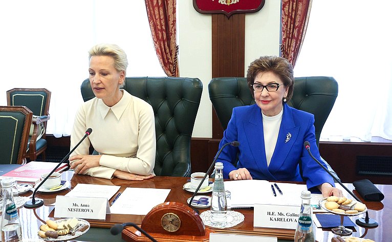 Галина Карелова обсудила с супругой Премьер-министра Республики Союз Мьянма Чжу Чжу Хла возможности сотрудничества в развитии женской повестки двух стран