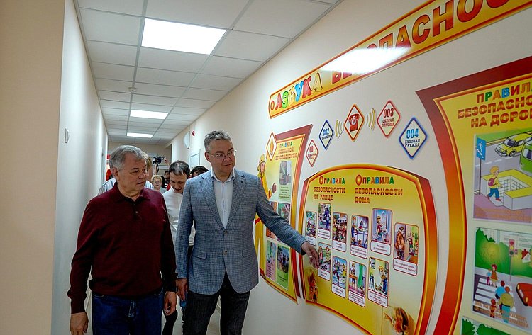 Анатолий Артамонов принял участие в открытии в Кисловодске нового муниципального детского сада «Теремок»