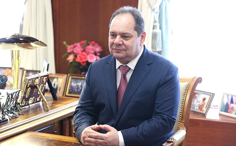 Встреча Председателя Совета Федерации Валентины Матвиенко с Главой Республики Коми Ростиславом Гольдштейном