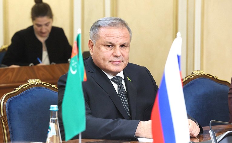 Встреча Председателя Совета Федерации Валентины Матвиенко с Председателем Меджлиса Туркменистана Дуньягозель Гулмановой
