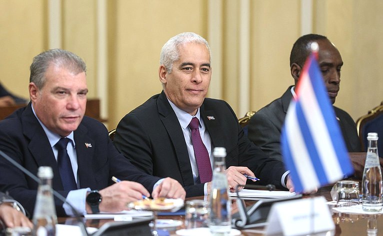 Валентина Матвиенко провела встречу с Премьер-министром Республики Куба Мануэлем Марреро Крусом