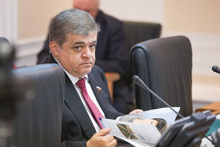 В. Джабаров Заседание Комитета Совета Федерации по международным делам