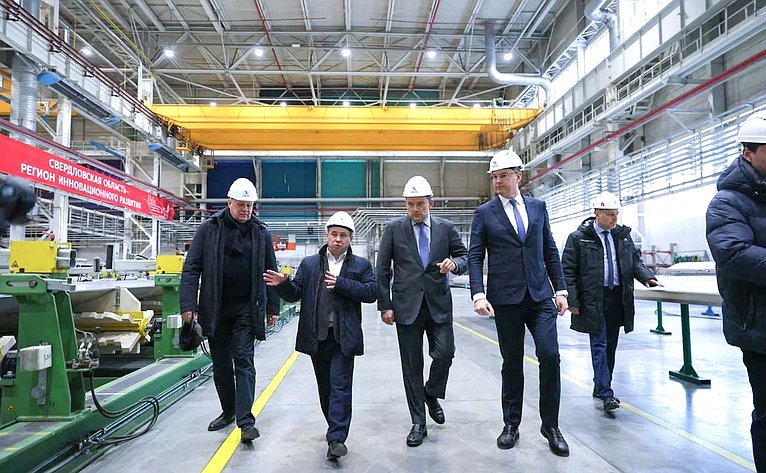 Николай Журавлёв посетил промышленные объекты Екатеринбурга