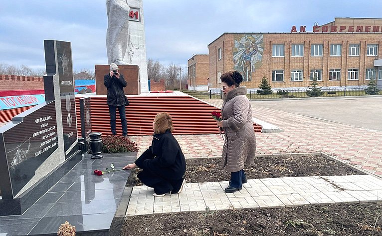 Визит Марины Сидухиной в с. Хрящевка Ставропольского района