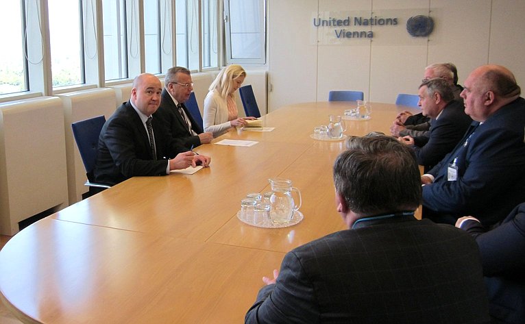 Встреча с заместителем Генсека ООН, исполнительным директором Управления ООН по наркотикам и преступности Юрием Федотовым