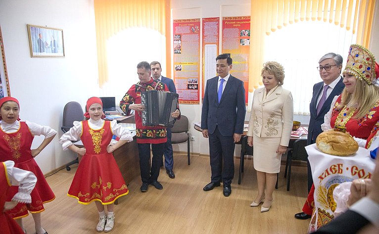 В. Матвиенко на встрече с российской диаспорой Западно-Казахстанской области