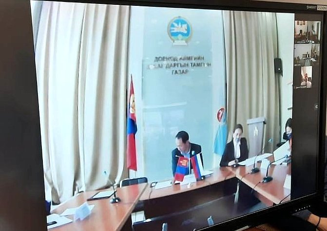 Баир Жамсуев принял участие во встрече по вопросам двухстороннего сотрудничества Забайкальского края и Восточного аймака Монголии