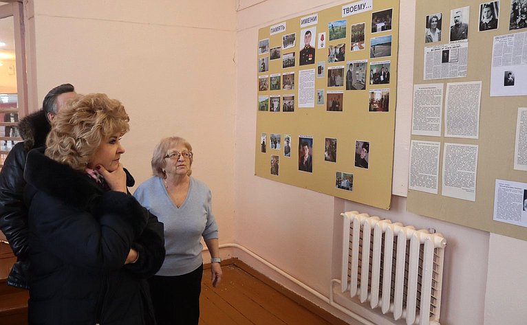 Нина Куликовских в рамках работы в регионе посетила муниципальное образование «Монастырщинский район»
