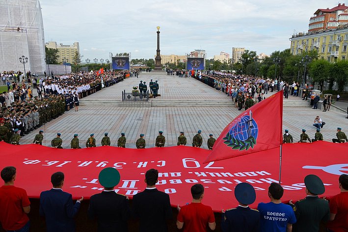 В Хабаровске открыта площадь «Город воинской славы»