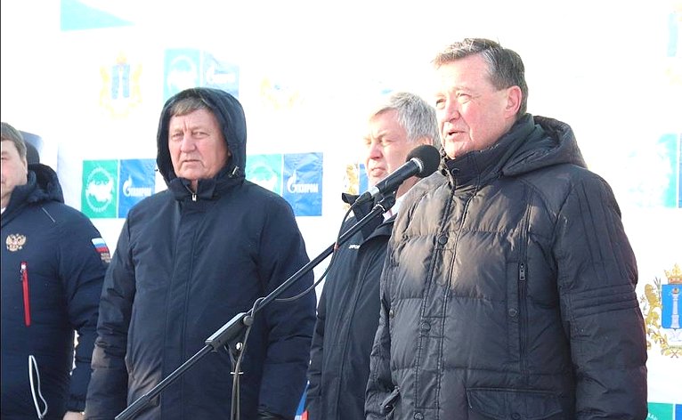 Сергей Рябухин принял участие в церемонии пуска газа в селе Карлинское