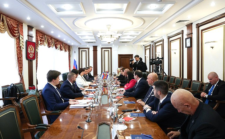 Встреча сенаторов с делегацией Народной скупщины Республики Сербии, членами фракции партии «Единая Сербия» и группы по сотрудничеству Народной скупщиной Республики Сербии с Советом Федерации