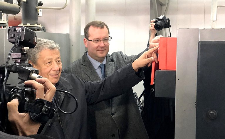 Торжественный запуск новой отопительной системы на Северной аэрационной станции МУП «Водоканал» Екатеринбурга