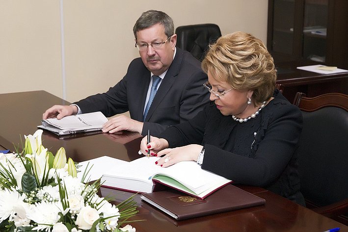 Визит делегации Совета Федерации во главе с Председателем СФ в Таджикистан 23