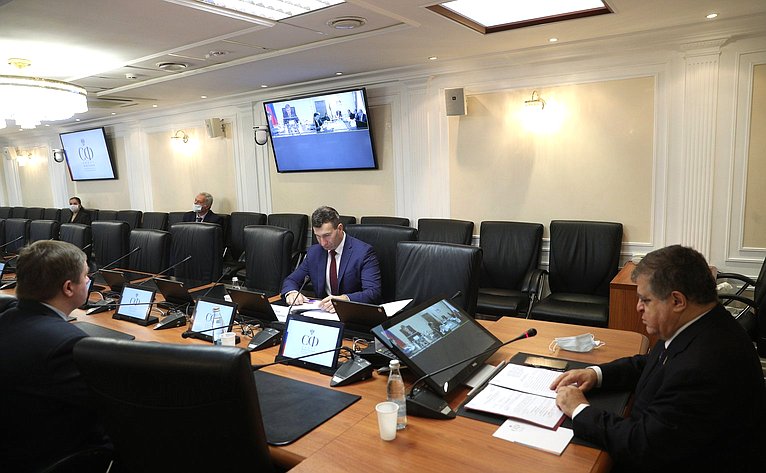 Видеоконференция, посвященная подготовке «круглого стола» в рамках Межпарламентского форума «Таджикистан-Россия»