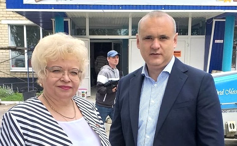 Оксана Хлякина посетила Липецкий район с рабочим визитом