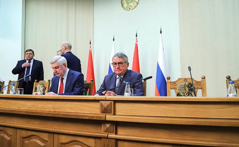 Сенаторы приняли участие в мероприятиях 94-го пленарного заседания Парламентского Собрания Союза Беларуси и России