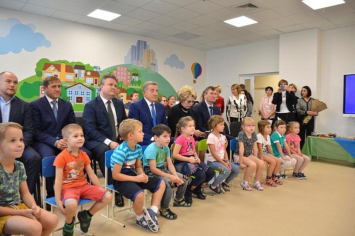 Сергей Лукин принял участие в открытии детского сада, построенного в рамках национального проекта «Демография»