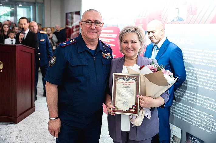 Елена Писарева открыла выставку «Великие книги Великой Победы» в Следственном комитете Российской Федерации