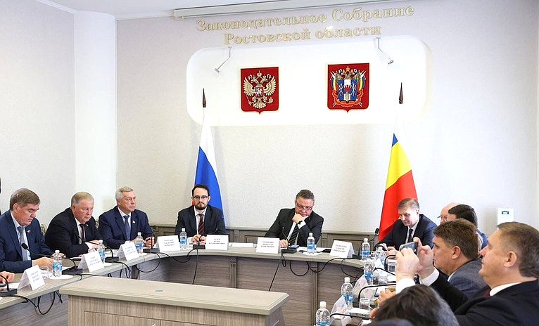 Василий Голубев в ходе работы в Ростовской области вместе с Вячеславом Тимченко провели ряд встреч с представителями органов публичной власти и предпринимательским сообществом региона