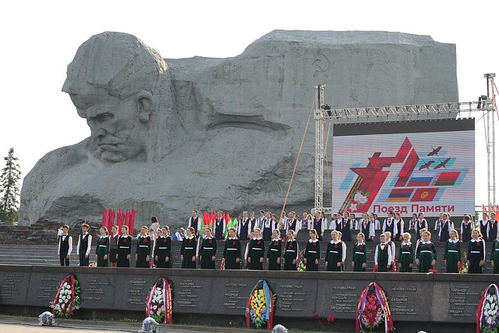 Торжественная церемония старта проекта «Поезд Памяти» состоялась в мемориальном комплексе «Брестская крепость-герой»