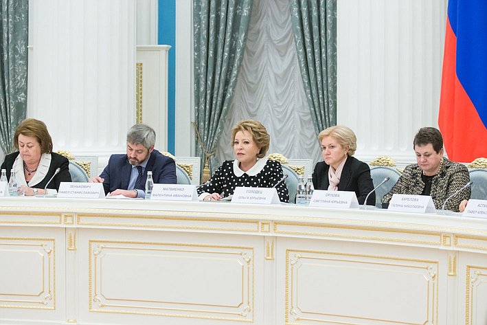 В. Матвиенко на Координационном совете в Кремле