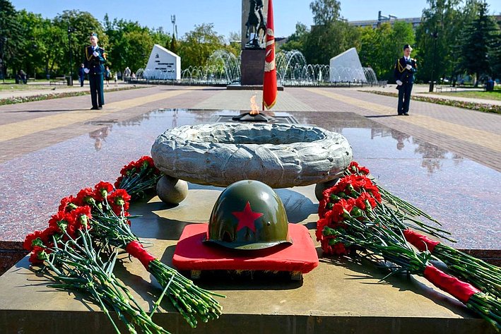 Александр Савин принял участие в торжественных мероприятиях, посвященных празднованию 653-й годовщины основания города Калуги