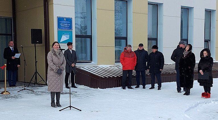 Денис Гусев принял участие в открытии нового детского сада построенного в рамках национального проекта «Демография»
