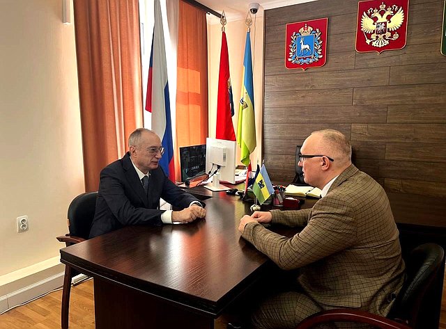 Андрей Кислов провел встречу с главой района Юрием Горяиновым