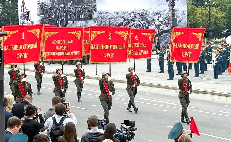 Виктор Бондарев принял участие в торжественных мероприятиях, посвящённых 80-летию Победы над милитаристской Японией и окончания Второй мировой войны