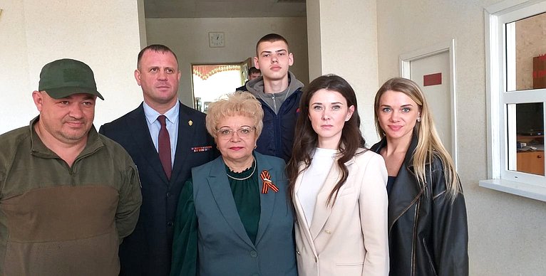 Оксана Хлякина проконтролировала работу пункта временного размещения граждан в Липецкой области