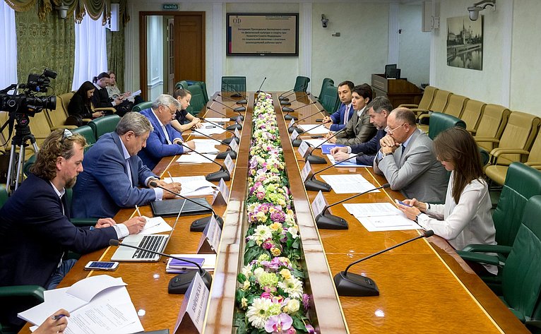 Заседание Президиума Экспертного совета по физической культуре и спорту при Комитете СФ с участием руководителей рабочих групп