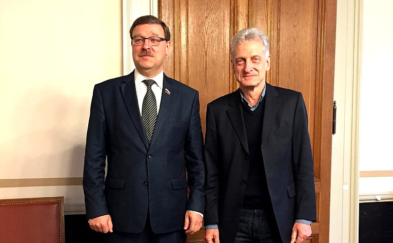 В Австрии проходит рабочий визит делегации Комитета Совета Федерации по международным делам во главе с его председателем Константином Косачевым