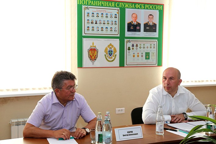 В ходе визита в Республику Абхазия делегация Совета Федерации посетила Пограничное управление ФСБ России
