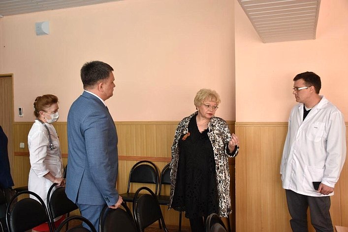 Оксана Хлякина посетила с рабочим визитом Становлянский район Липецкой области