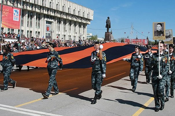 Юлия Вепринцева приняла участие в акции «Бессмертный полк» в городе-герое Туле