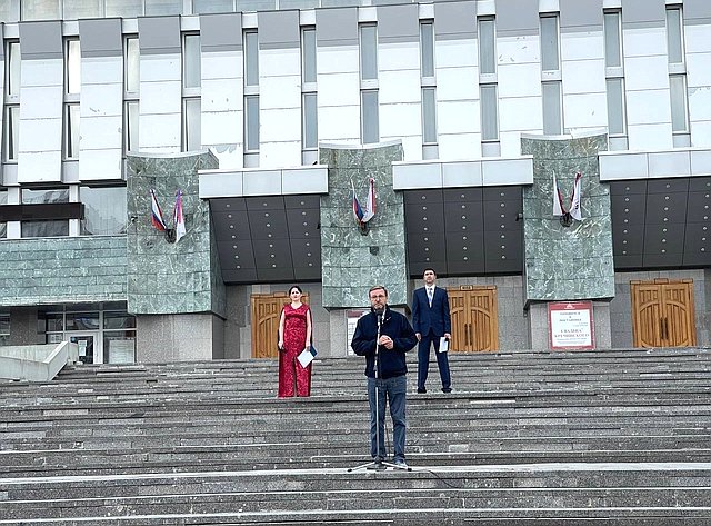 Константин Косачев принял участие в патриотическом мероприятии в Йошкар-Оле