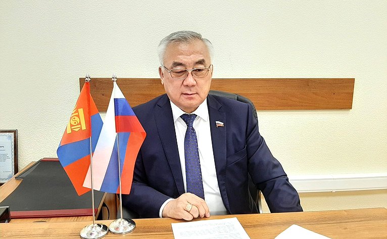 Баир Жамсуев принял участие в онлайн-эстафете Дружбы в рамках 100-летнего юбилея со дня установления дипломатических отношений между Россией и Монголией