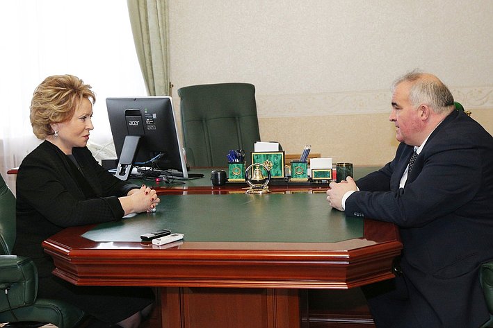 Встреча Председателя Совета Федерации с Губернатором Костромской области