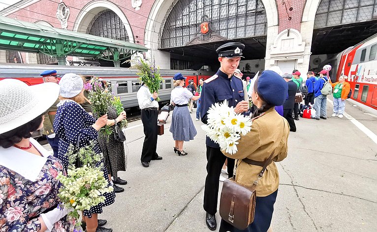 «Поезд Памяти» прибыл в город-герой Москву